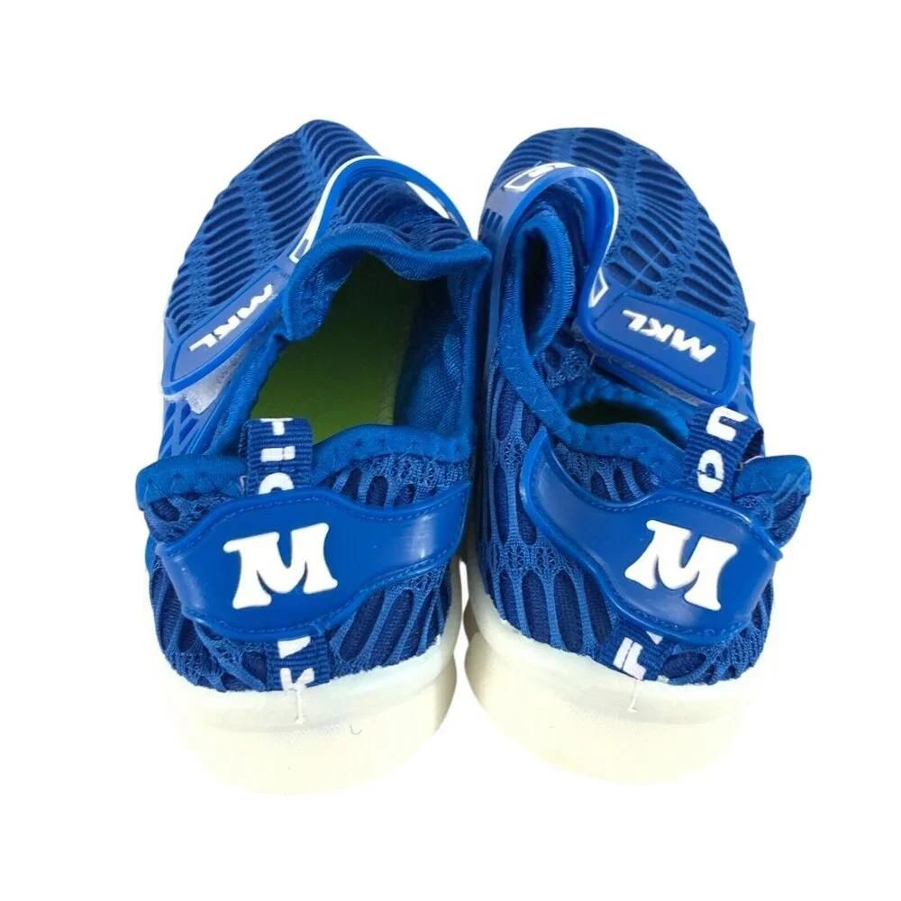 Mekalia Boys Water Shoes Mesh Slip On Blue Size 34 US 13